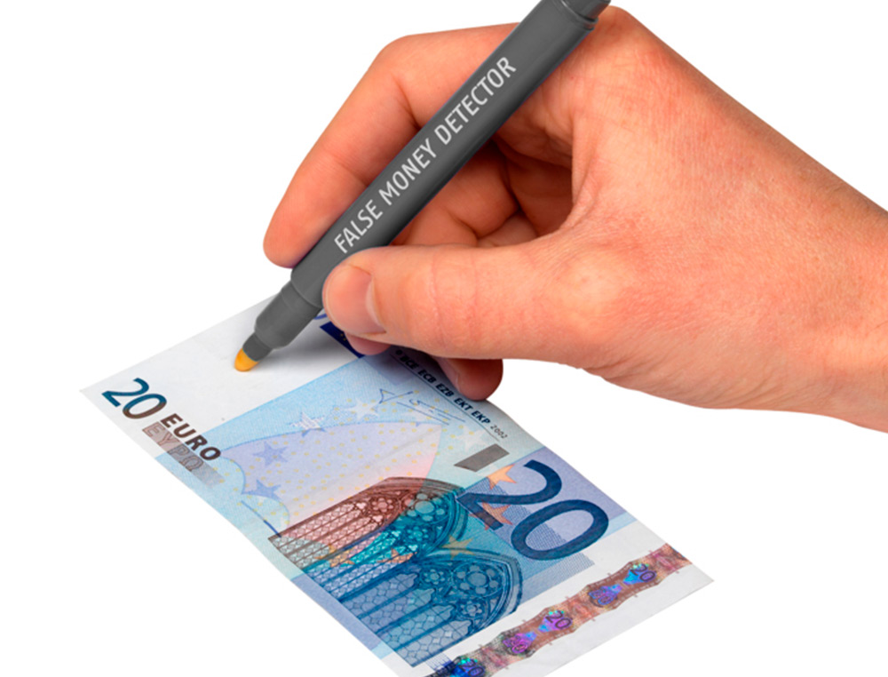 STYLO DETECTEUR FAUX BILLETS SAFESCAN-30 PRESENTOIR DE 10  PIECES