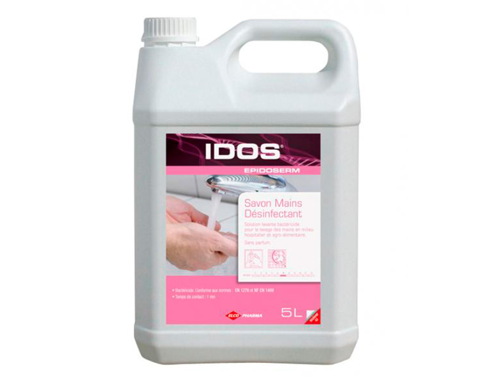 SAVON MAINS BACTERICIDE COLDIS MILIEU HOSPITALIER     AGRO-ALIMENTAIRE ACTIF SUR    VIRUS H1N1 BIDON 5 L