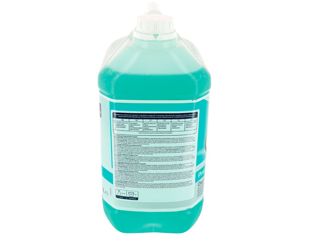 NETTOYANT MULTI-USAGE CIF OXY-GEL SOLS ET TOUTES        SURFACES LAVABLES MURS        CARRELAGES PARFUM OCEAN BIDON