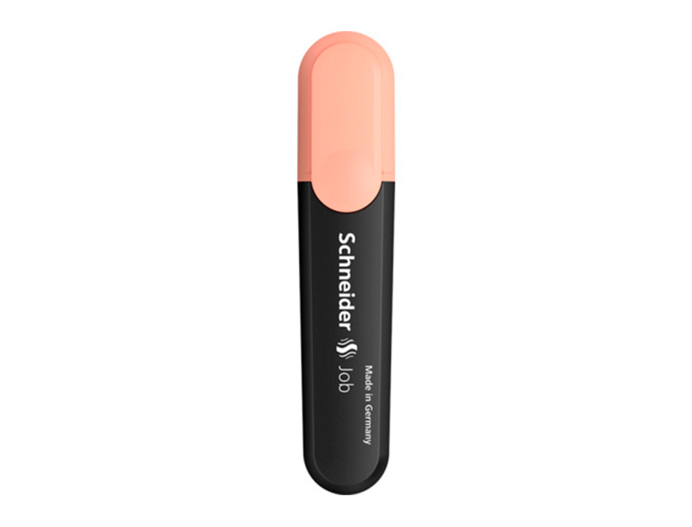 SURLIGNEUR SCHNEIDER JOB PASTEL POINTE BISEAUTEE ECRITURE 1/5MM COLORIS PECHE