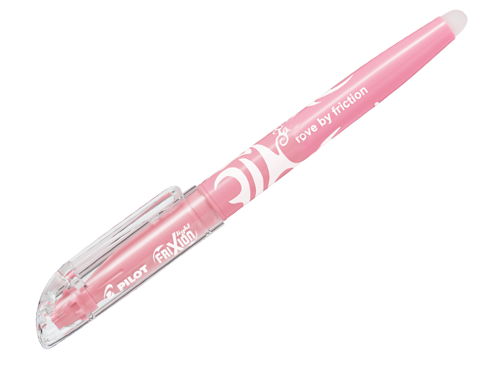 SURLIGNEUR PILOT FRIXION LIGHT NATURAL EFFACABLE POINTE MOYENNE BISEAUTEE COLORIS CORAIL