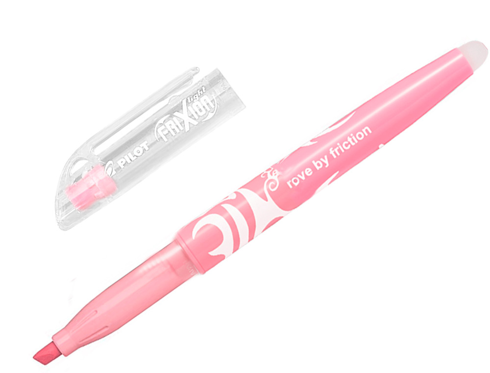 SURLIGNEUR PILOT FRIXION LIGHT NATURAL EFFACABLE POINTE MOYENNE BISEAUTEE COLORIS CORAIL