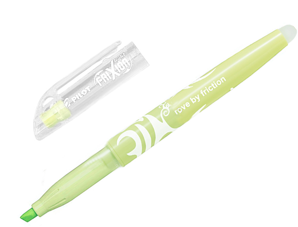 SURLIGNEUR PILOT FRIXION LIGHT NATURAL EFFACABLE       POINTE MOYENNE BISEAUTEE      COLORIS ASSORTIS POCHETTE 6