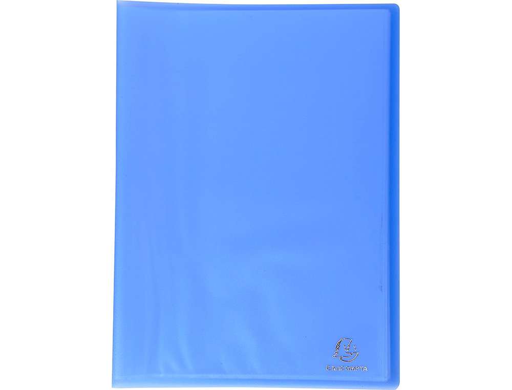PROTEGE-DOCUMENTS EXACOMPTA CHROMALINE A4 POLYPROPYLENE   SEMI RIGIDE COUVERTURE SOUPLE 40 POCHETTES 80 VUES ASSORTIS