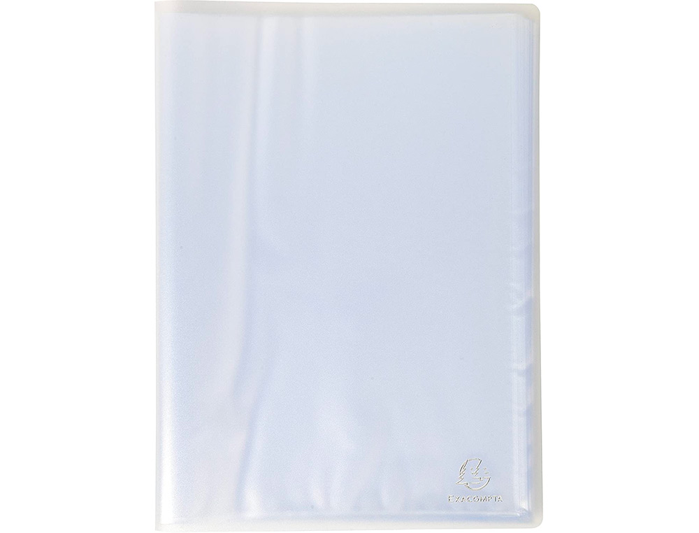 PROTEGE-DOCUMENTS EXACOMPTA CHROMALINE A4 POLYPROPYLENE   SEMI RIGIDE COUVERTURE SOUPLE 40 POCHETTES 80 VUES ASSORTIS