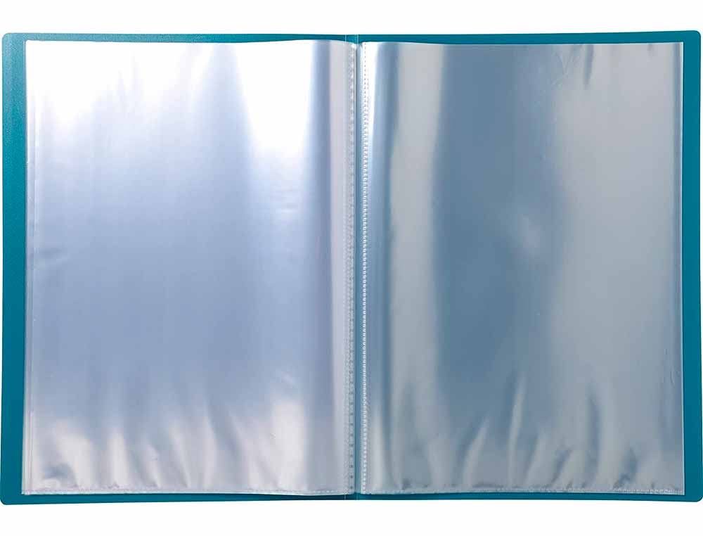PROTEGE-DOCUMENTS PERSONNALISABLE EXACOMPTA     POLYPROPYLENE SEMI-RIGIDE     24X32CM 120 VUES COLORIS
