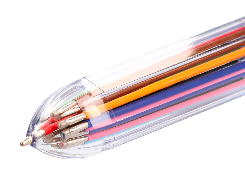 STYLO-BILLE LIDERPAPEL 10 EN 1 POINTE 1MM TRAIT 0.7MM      RETRACTABLE