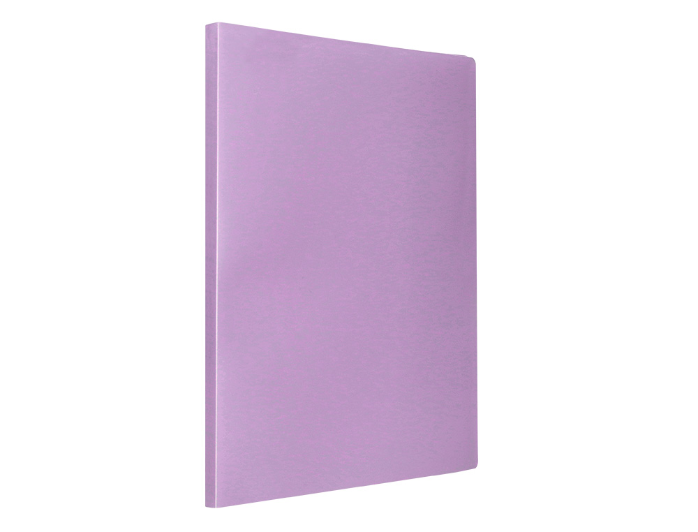 PROTEGE-DOCUMENTS LIDERPAPEL POLYPROPYLENE COUVERTURE      FLEXIBLE 80 POCHETTES FIXES   A4 220X297MM LAVANDE OPAQUE
