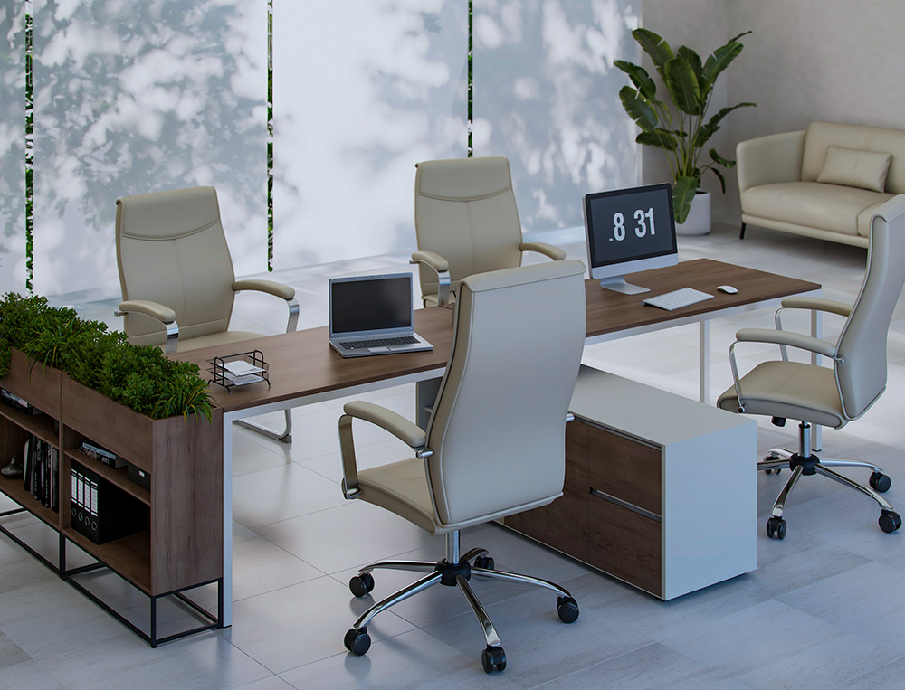 FAUTEUIL DE DIRECTION Q-CONNECT MODENA SIMILI CUIR BASE ACIER CHROME HAUTEUR MAX 1210MM LARGEUR 630MM PROF 680MM GRIS