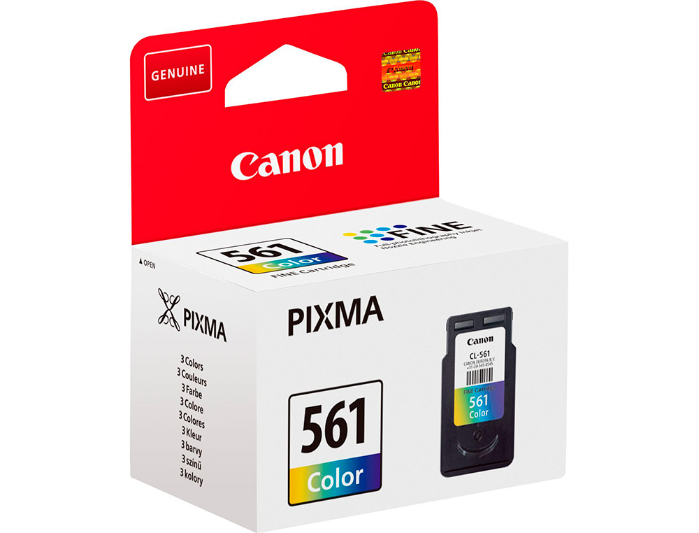 CARTOUCHE CANON CLI 561 POUR PIXMA TS5350 / TS5351 /       TS5352 / TS5353 PACK 3        COULEURS JAUNE CYAN MAGENTA