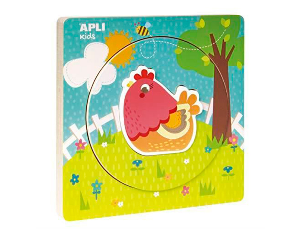 6 PUZZLES APLI KIDS LA CROISSANCE DES ANIMAUX