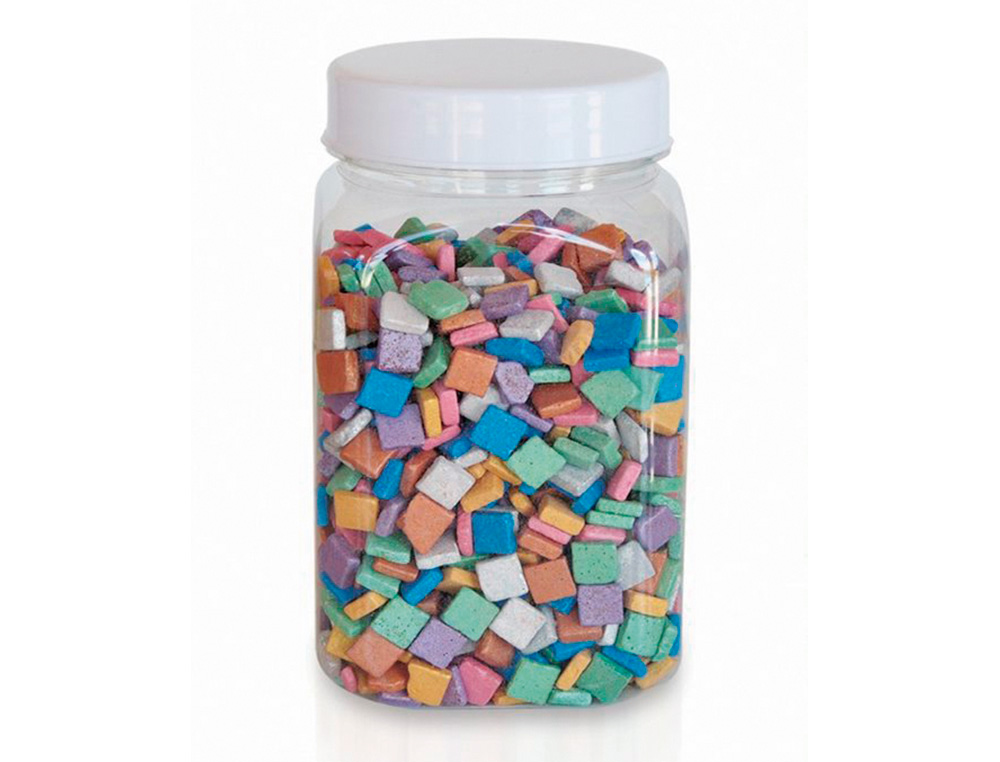 MOSAIQUE ANTIQUE NACREE CULTURE CLUB 1X1CM POT 1KG    1200 PIECES COLORIS ASSORTIS