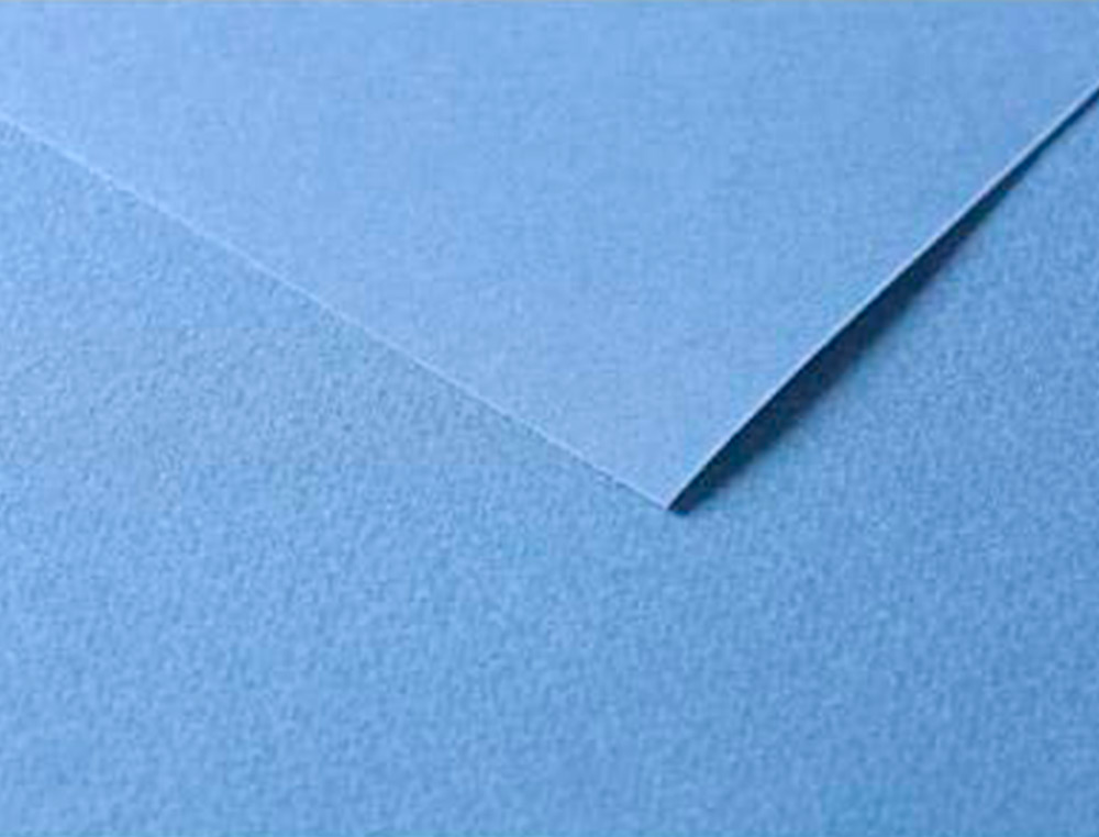 PAPIER DESSIN CLAIREFONTAINE A GRAIN 160G 1 SURFACE        GRAINEE 1 LISSE 50X65CM       PAQUET 25F COLORIS BLEU ROI