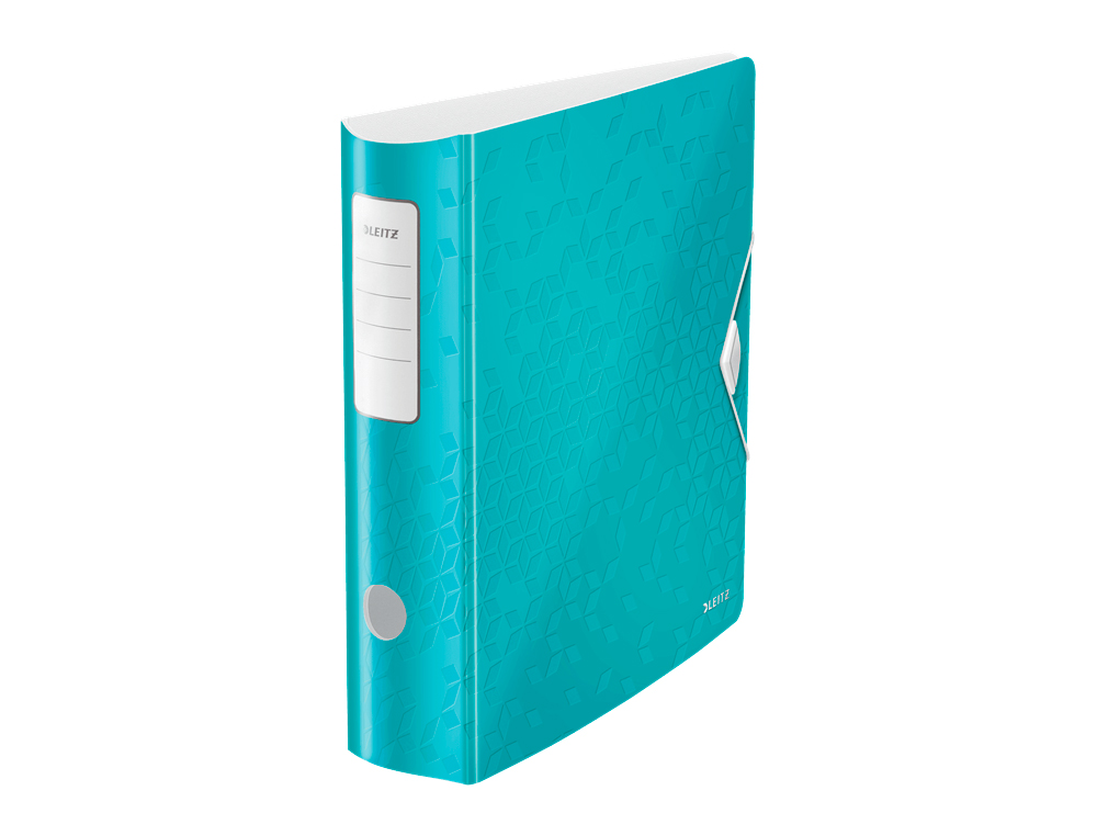 CLASSEUR LEVIER LEITZ WOW 180 ACTIVE 318X312MM POLYFOAM DOS 75MM OEILLET PRHENSION GRIFFES BLOCAGE 600F COLORIS BLEU