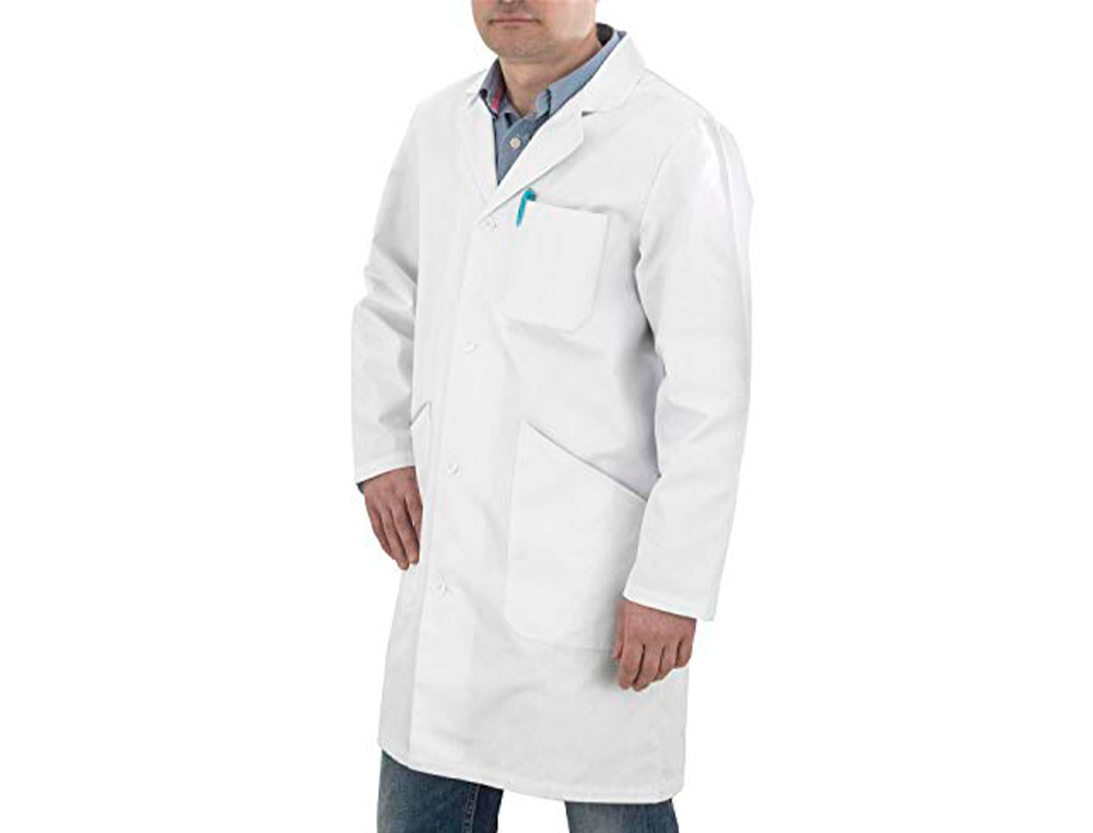 BLOUSE 100% COTON DE 190 G/M COLORIS BLANC TAILLE M