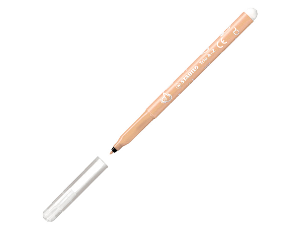 RECHARGE SCHOOLPACK FEUTRE DE COLORIAGE STABILO TRIO A-Z ENCRE LAVABLE POINTE MOYENNE 12 UNITES ROSE CHAIR