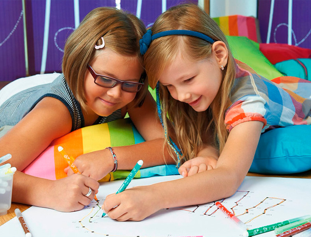 RECHARGE SCHOOLPACK FEUTRE DE COLORIAGE STABILO TRIO A-Z ENCRE LAVABLE POINTE MOYENNE 12 UNITES ROSE CHAIR