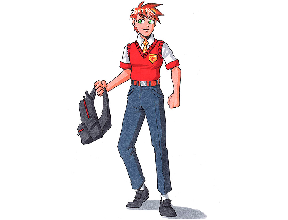 TRACE-MANGA GO MANGA 2 POCHOIRS SILHOUETTE A TRACER TENUE VESTIMENTAIRE ET ACCESSOIRES MODELE GARCON