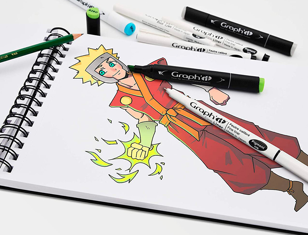 TRACE-MANGA GO MANGA 2 POCHOIRS SILHOUETTE A TRACER TENUE VESTIMENTAIRE ET ACCESSOIRES MODELE GARCON