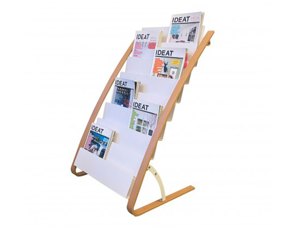 PRESENTOIR ALBA DE SOL 8 COMPARTIMENTS BOIS ET ABS     930X580X500MM