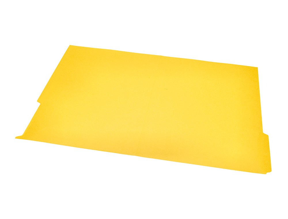 SOUS-CHEMISE LIDERPAPEL PAPIER CARTONNE 240G/M2       DOCUMENT A4 ONGLET INFERIEUR  COLORIS JAUNE