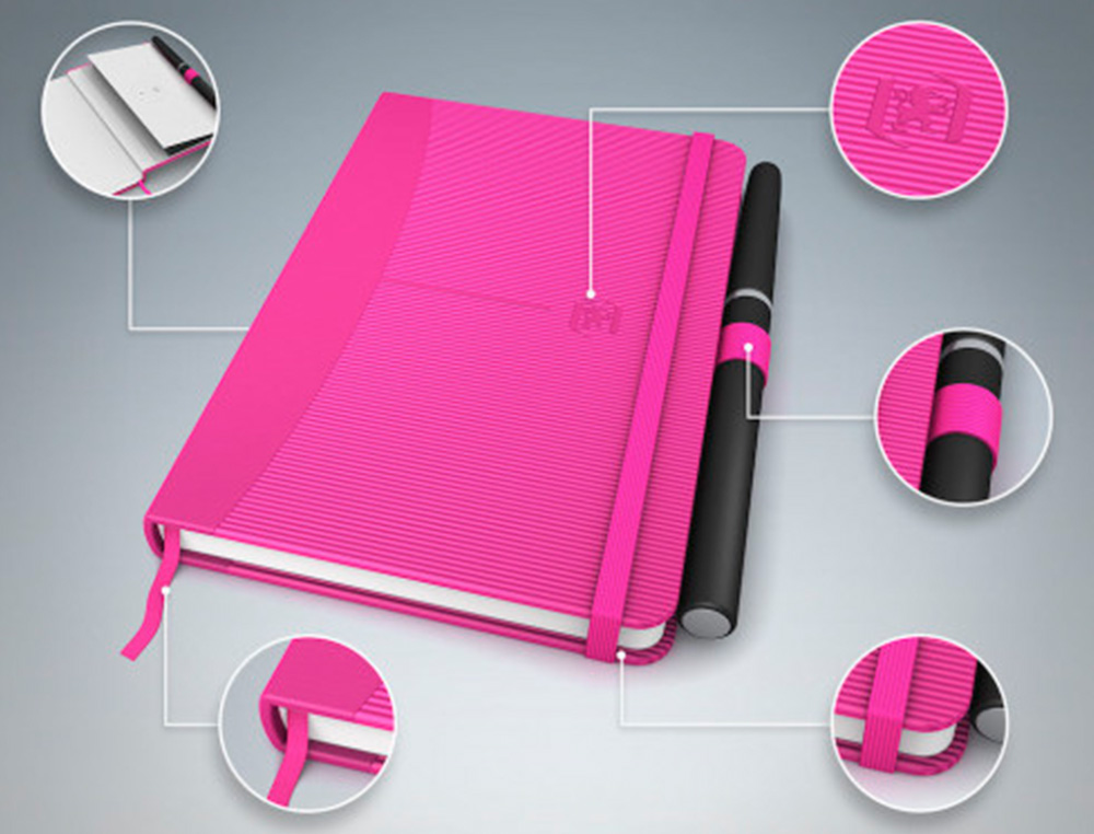 CARNET OXFORD OFFICE SIGNATURE BROCHURE DIMENSION  B5 160 PAGES 90G L6 ASSORTI   10 COULEURS