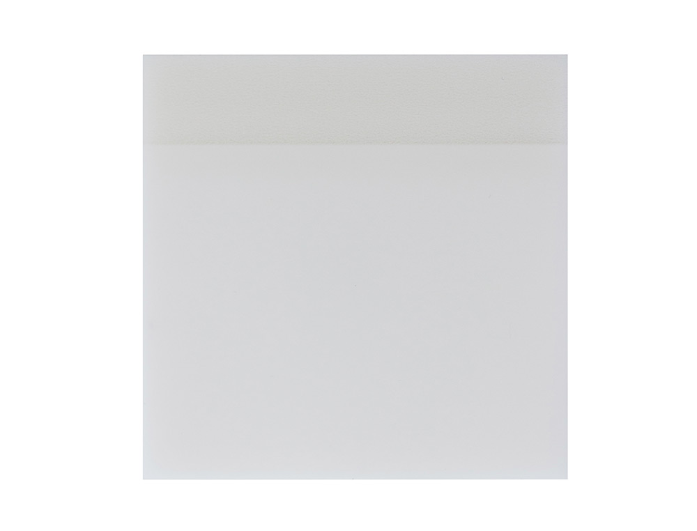 BLOC NOTES Q-CONNECT 76X76MM 50F SEMI-TRANSPARENTES        ADHESIVES REPOSITIONABLES     COLORIS BLANC