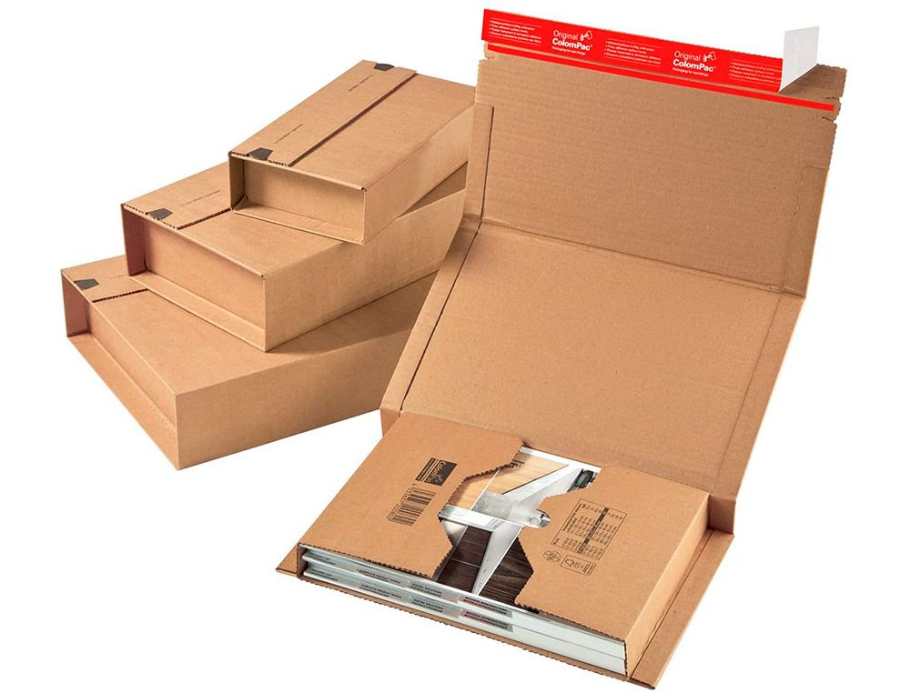 ETUI EXPEDITION COLOMPAC KRAFT AJUSTABLE 251X165X60MM  LOT DE 20