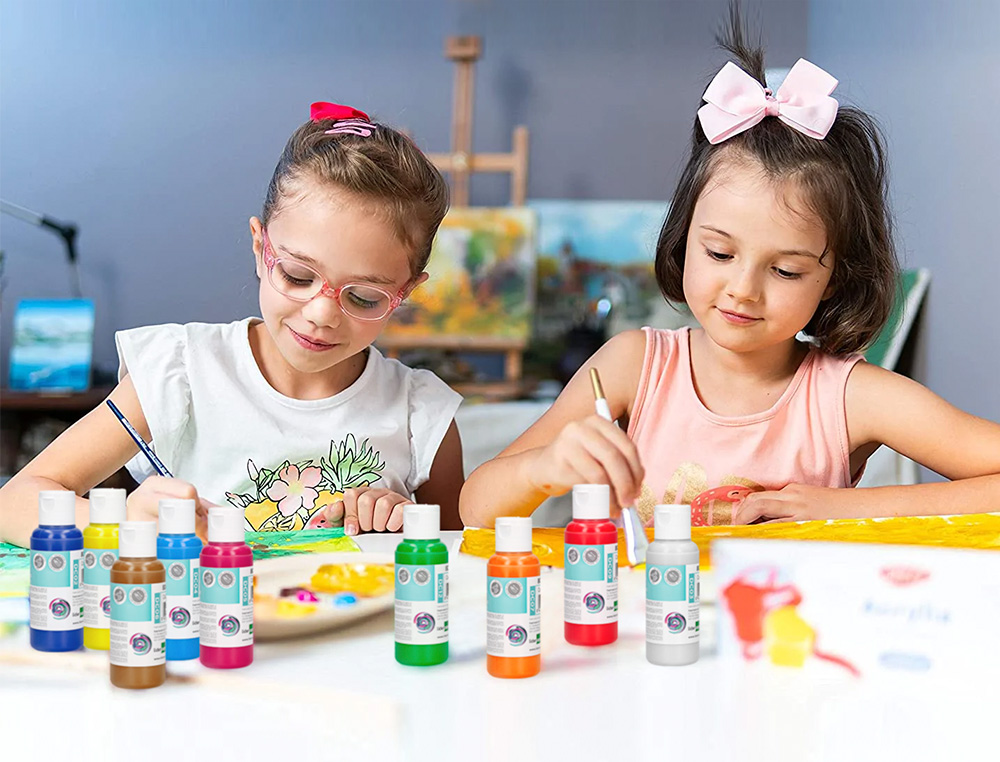 PEINTURE ACRYLIQUE LIDERPAPEL COLORIS MAGENTA BOUTEILLE     80ML