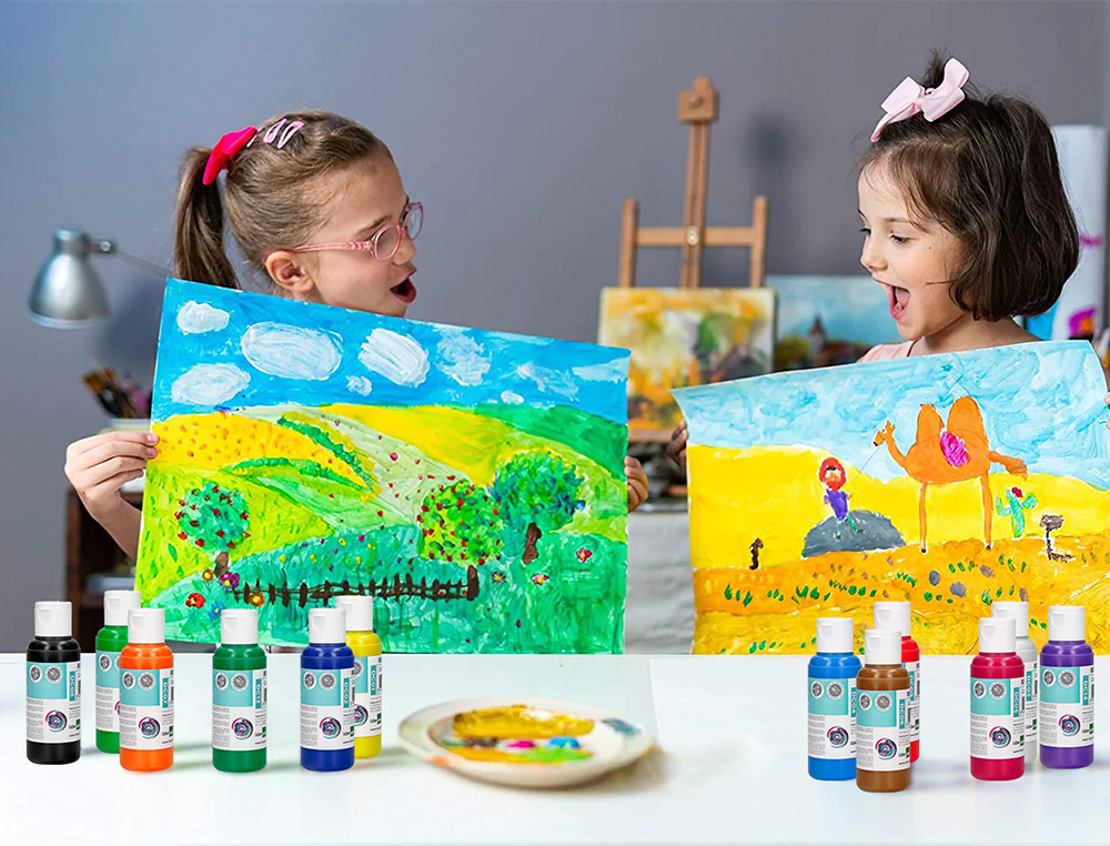 PEINTURE ACRYLIQUE LIDERPAPEL COLORIS MAGENTA BOUTEILLE     80ML