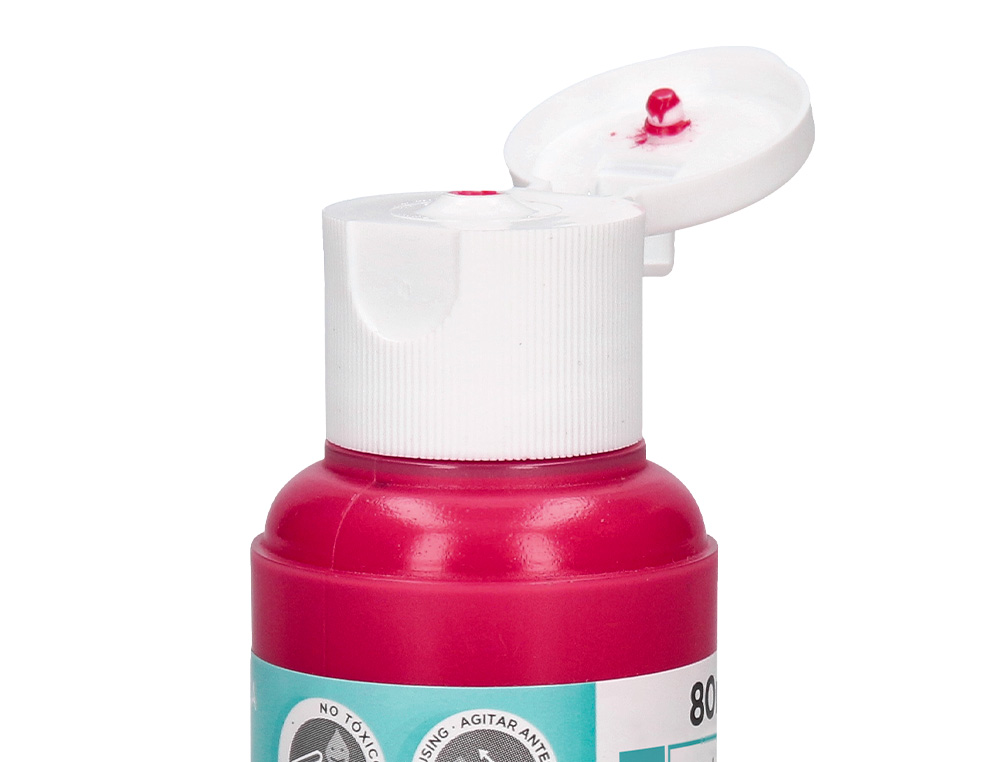 PEINTURE ACRYLIQUE LIDERPAPEL COLORIS MAGENTA BOUTEILLE     80ML