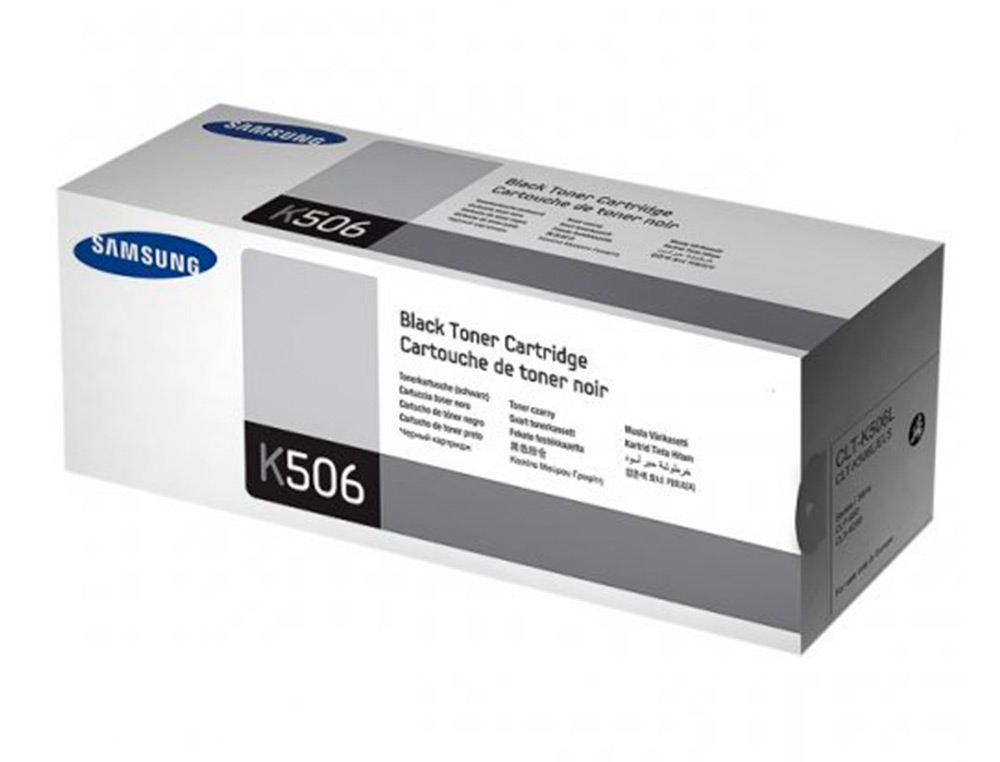 CARTOUCHE SAMSUNG CLT-K506L COULEUR NOIR 6000 PAG