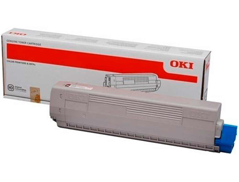 TONER LASER OKI 46443104 COULEUR NOIR 10000 PAG