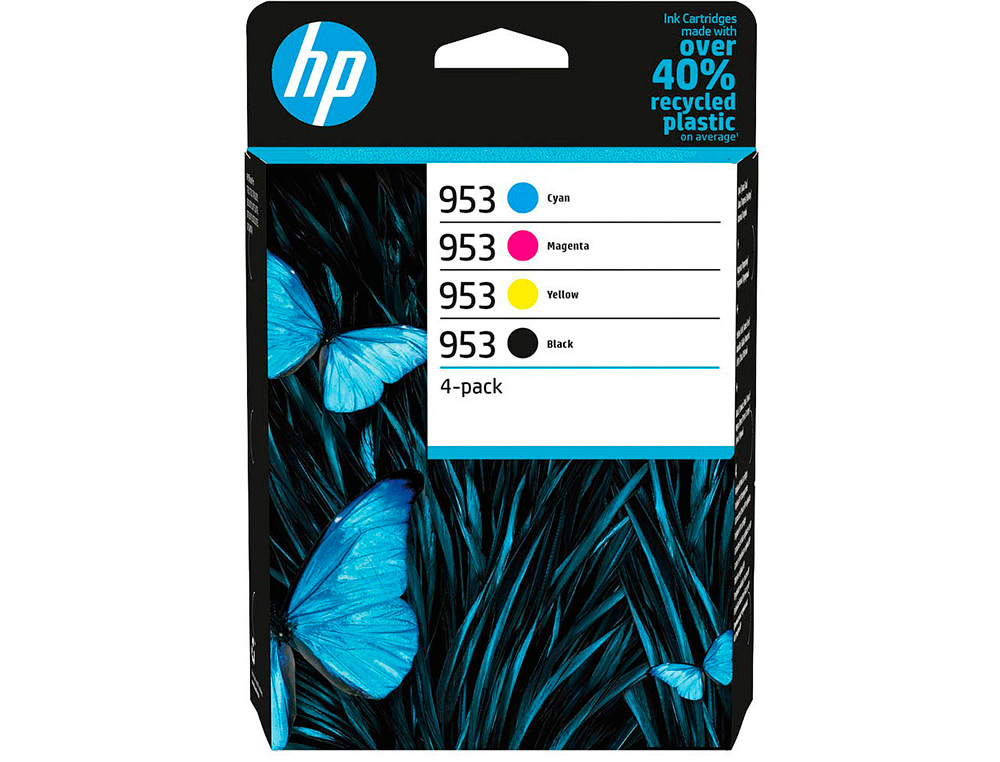 CARTOUCHE HP LASERJET 953 BK/CMY 6ZC69AE MULTIPACK      NOIR/CYAN/MAGENTA/JAUNE