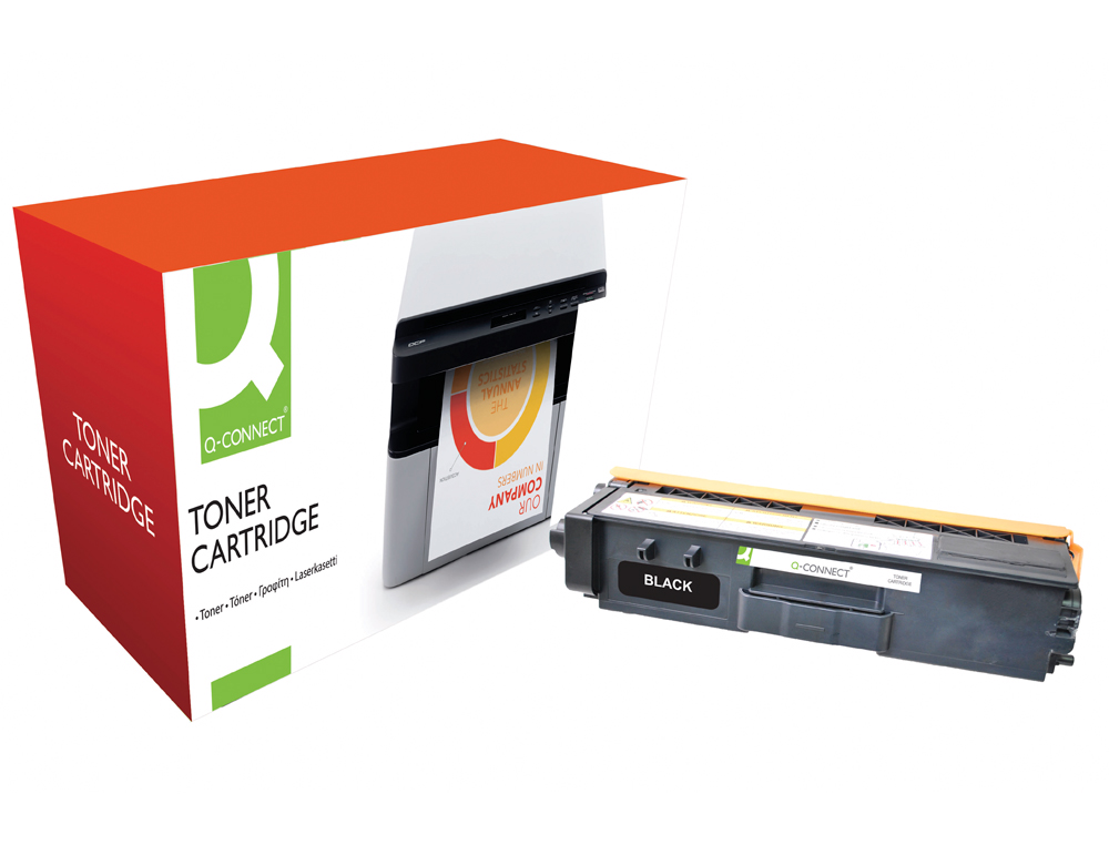 TONER Q-CONNECT COMPATIBLE BROTHER TN328BK POUR IMPRIMANTES HL4570CDW 4570CDWT DCP 9270CDN MFC 9970CDW NOIR 6000P