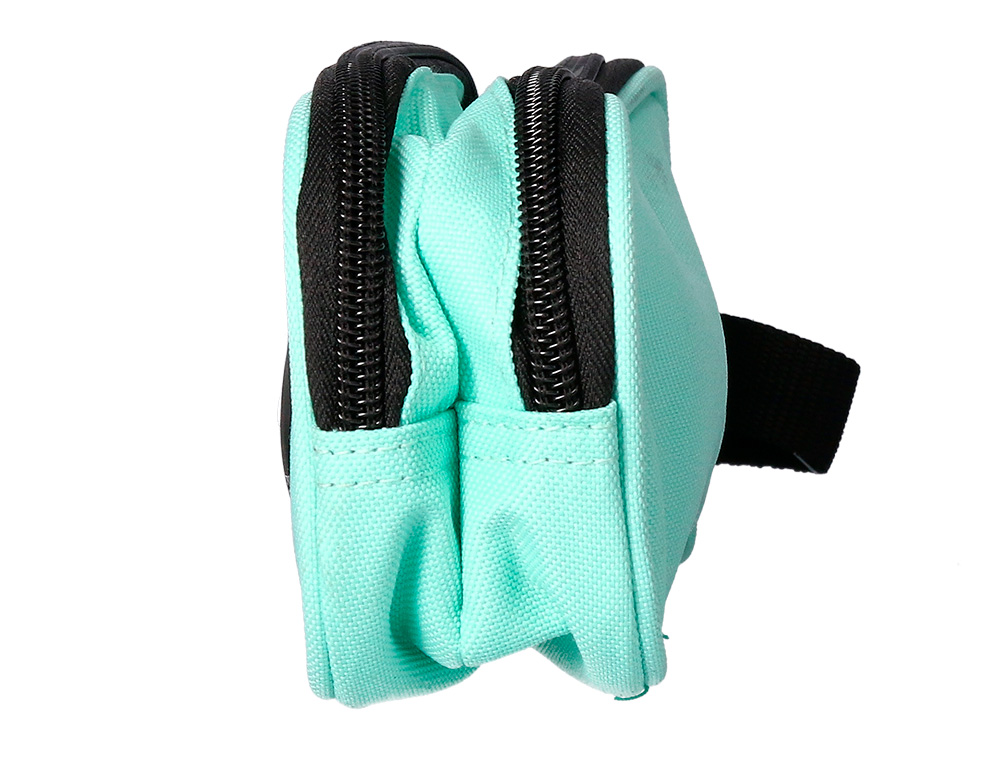 TROUSSE SCOLAIRE ANTARTIK OVALE 2 COMPARTIMENTS         210X60X80MM COLORIS VERT      MENTHE
