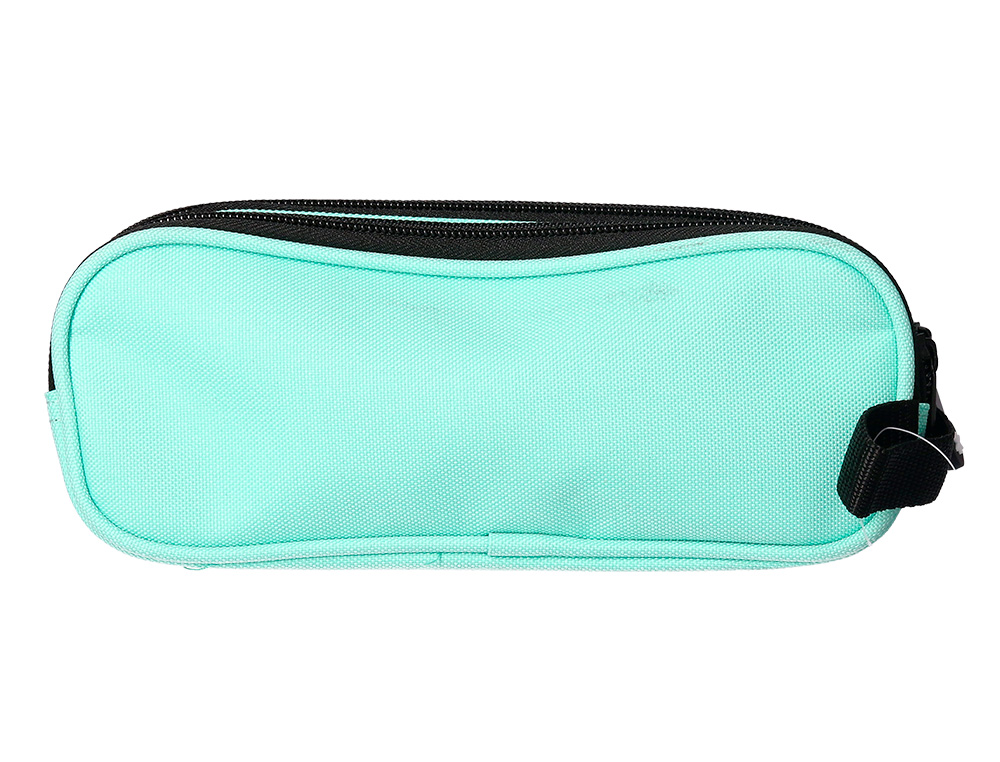 TROUSSE SCOLAIRE ANTARTIK OVALE 2 COMPARTIMENTS         210X60X80MM COLORIS VERT      MENTHE