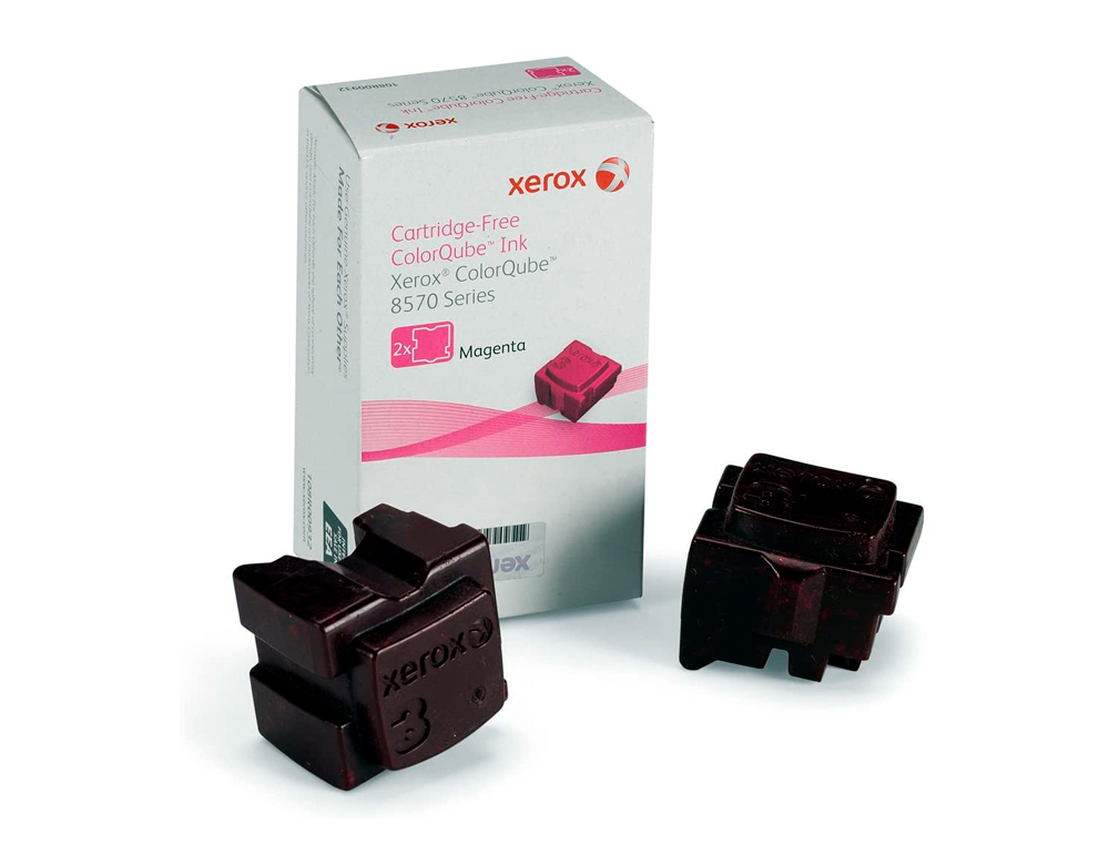 CARTOUCHE XEROX ENCRE SOLIDE 108R00932 POUR COLORQUBE 8570 8580 COULEUR MAGENTA 4400P PACK 2 UNITS