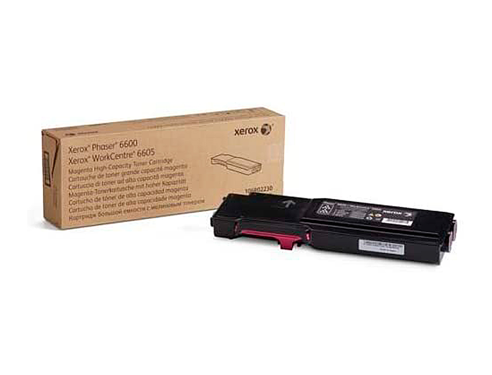 TONER LASER XEROX 106R02230 POUR PHASER 6600 WORKCENTRE 6605 COULEUR MAGENTA 6000P