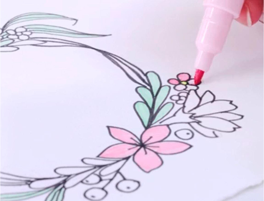 SURLIGNEUR PENTEL ILLUMINA FLEX BI-POINTE ROSE PASTEL