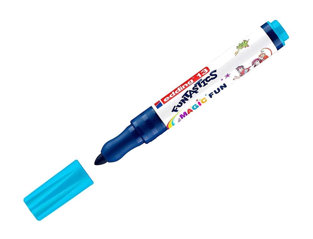 FEUTRE DE COLORIAGE EDDING 13 FUNTASTICS MAGIC FUN COULEURS ASSORTIES POCHETTE DE 8