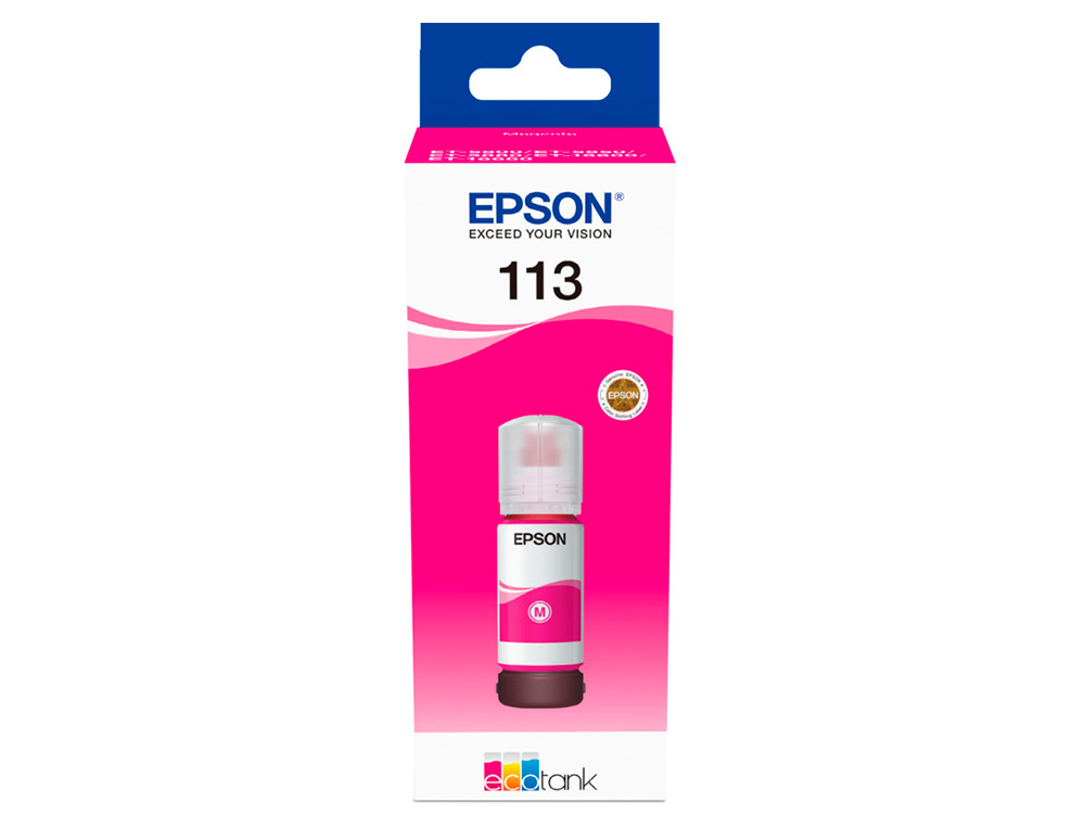 CARTOUCHE ENCRE EPSON ECOTANK C13T06B340 T113 MAGENTA