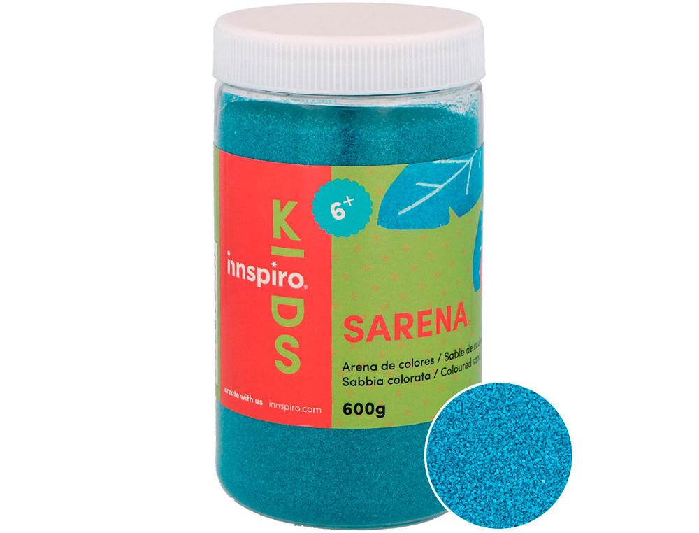 SABLE DE COULEURS TURQUOISE 600 GR