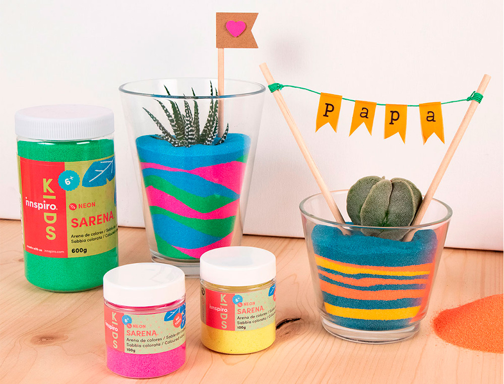 SABLE DE COULEURS TURQUOISE 600 GR