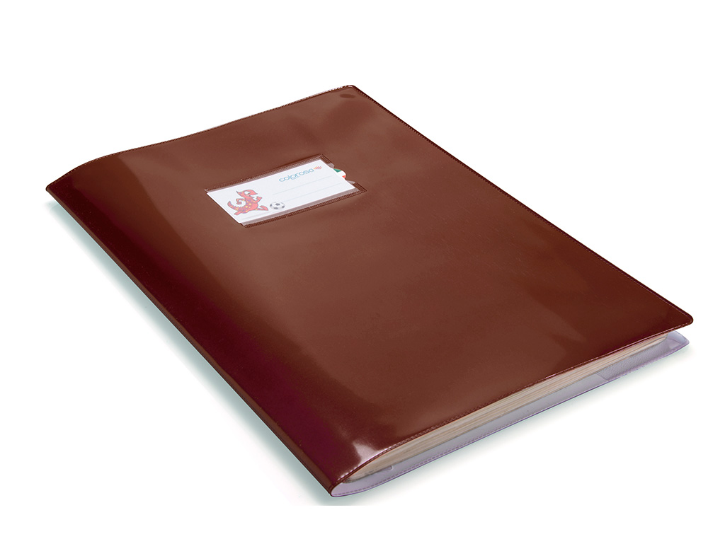 PROTEGE-CAHIER RIPLAST COLOROSA PVC 300MIC CM. 21X30 MARRON