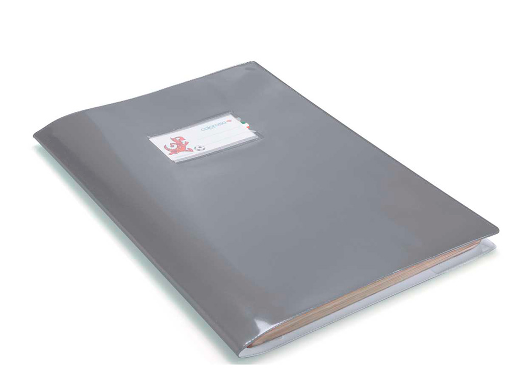 PROTEGE-CAHIER RIPLAST COLOROSA PVC 300MIC CM. 21X30 ARGENT