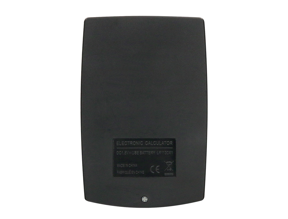 CALCULATRICE DE POCHE LIDERPAPEL XF01 8 CHIFFRES    AVEC PILE 99X64X9 MM COLORIS  NOIR