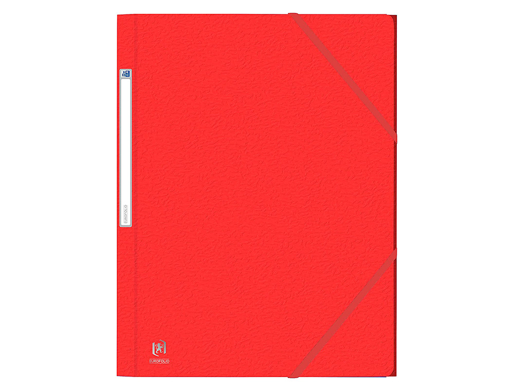 CHEMISE ELASTIQUE 3 RABATS OXFORD EUROFOLIO+ A4 ROUGE