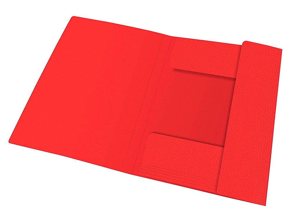 CHEMISE ELASTIQUE 3 RABATS OXFORD EUROFOLIO+ A4 ROUGE