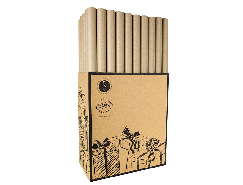 ROULEAUX KRAFT VERITABLE BRUN 1X5 M RECYCLE 100%
